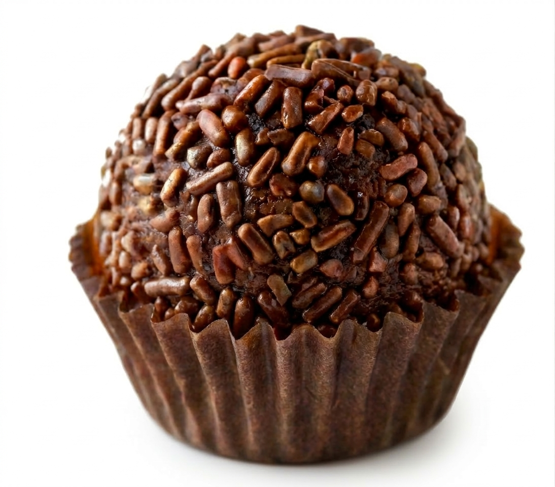 Brigadeiro Tradicional artesanal com granulado macio de chocolate